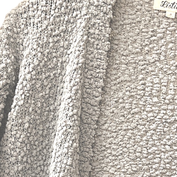 Listicle Oversized Cardigan Sweater | Size Small | Gray Blue Color | $25.00 - Picture 4 of 7